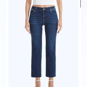 Bayeas Indigo Women's Straight Leg Jeans